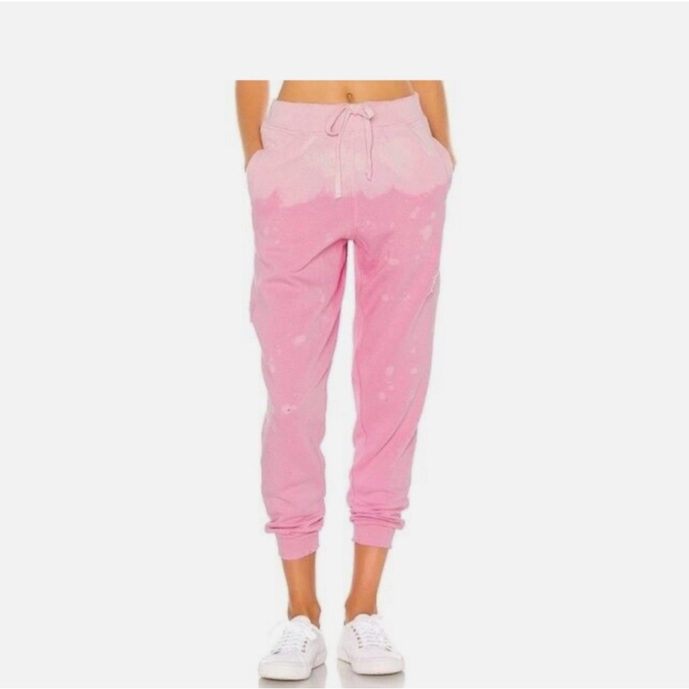 La Detresse The BHH Distressed Sweatpants in Baby Pink NWOT